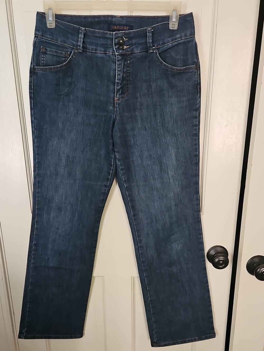 Jeanstar Women's Dark Blue Straight Leg Jeans